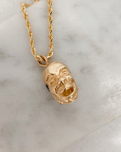 14k-gold-laughing-skull-and-face-necklace