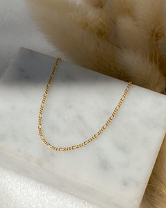 Figaro Chain Necklace | Recycled 14k Gold