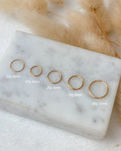 Load image into Gallery viewer, 22g Nose Ring | Recycled Gold