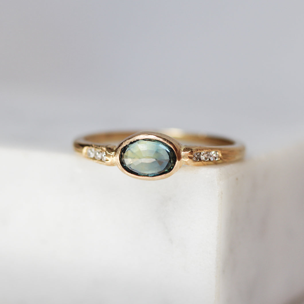 Parti Sapphire Ring | Recycled 18k Gold