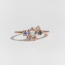 Load image into Gallery viewer, rose-gold-ethical-sapphire-and-diamond-ring