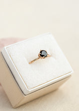 Load image into Gallery viewer, reclaimed-gold-and-black-diamond-ring