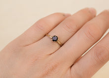 Load image into Gallery viewer, ethically-made-black-diamond-solitaire-ring