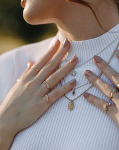 white-diamond-half-halo-stackable-ring