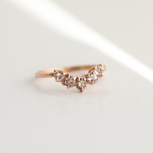 Load image into Gallery viewer, Diana Half Halo | Recycled 14k Rose Gold