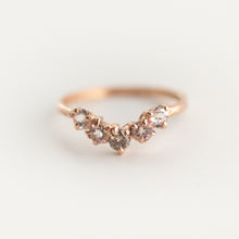 Load image into Gallery viewer, Diana Half Halo | Recycled 14k Rose Gold