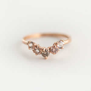 Diana Half Halo | Recycled 14k Rose Gold