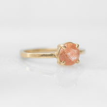 Load image into Gallery viewer, Maxine Ring | 14k Peach Sunstone