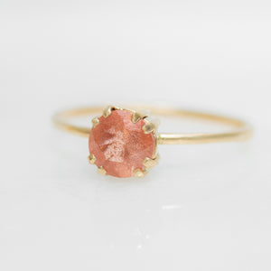 Maurine Ring | 14k Peach Sunstone