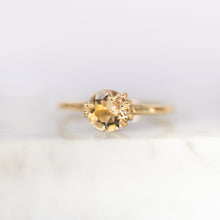 Load image into Gallery viewer, Champagne Sunstone Ring | Recycled 14k Gold