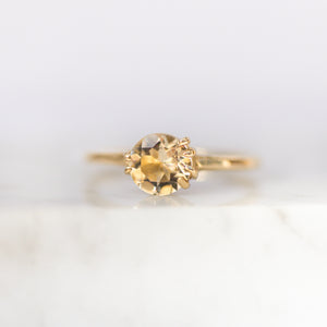 Champagne Sunstone Ring | Recycled 14k Gold