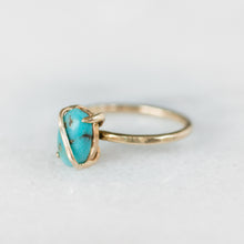 Load image into Gallery viewer, Caged Turquoise Ring | Recycled 14k Gold