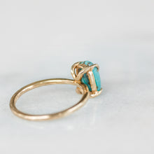 Load image into Gallery viewer, Caged Turquoise Ring | Recycled 14k Gold