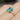 brilliant blue reclaimed turquoise caged in recycled 14k gold band