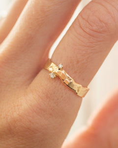 Marcato Diamond Ring | Recycled 14k Gold