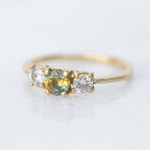 Load image into Gallery viewer, Parti All The Time Ring | 14k Parti Sapphire &amp; Diamonds