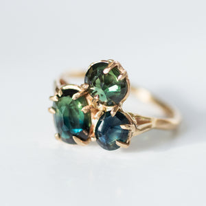 Custom Heirloom Sapphire Ring