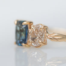 Load image into Gallery viewer, Toi et Moi Ring | Diamond &amp; Sapphire