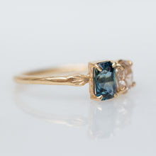 Load image into Gallery viewer, Toi et Moi Ring | Diamond &amp; Sapphire