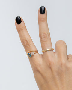 Toi et Moi Ring | Diamond & Sapphire