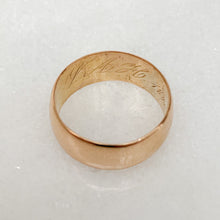 Load image into Gallery viewer, Antique 1886 Wedding Band | 18k Yellow Gold