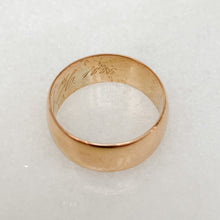 Load image into Gallery viewer, Antique 1886 Wedding Band | 18k Yellow Gold